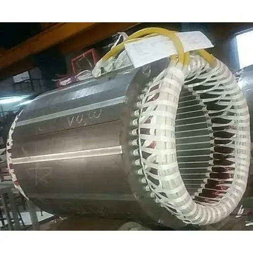 Rewound generator alternator undergoing insulation resistance and load testing before return to service in Gauteng
