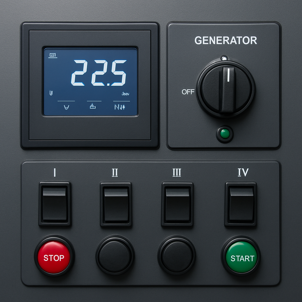 Generator control panel repair and programming service in Gauteng