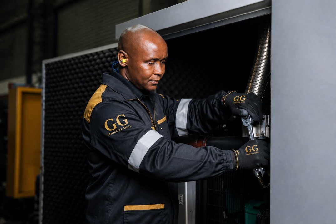Generator repair technician on-site in Midrand